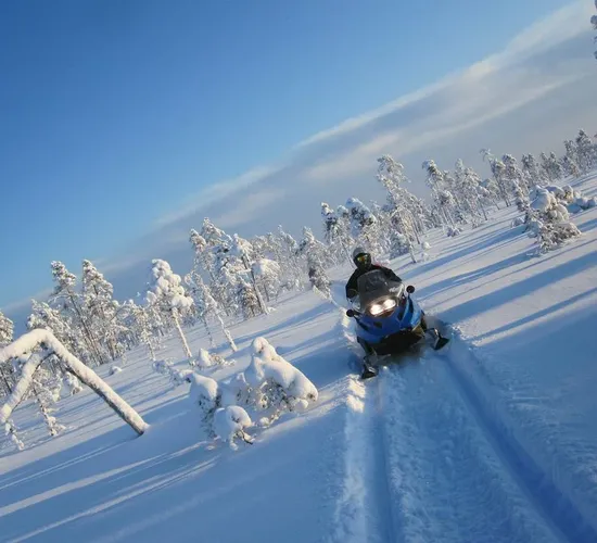 Schneemobil-Abenteuer in der Wildnis © sörbyn lodge