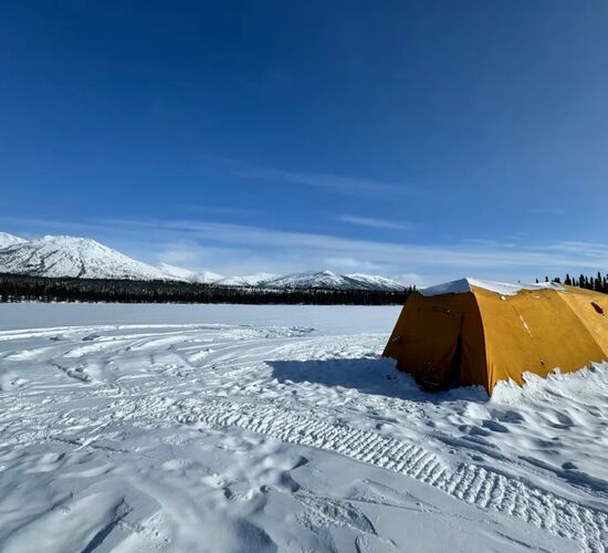 Hundeschlittenexpedition in den White Mountains Alaskas © alaska wilderness adventures