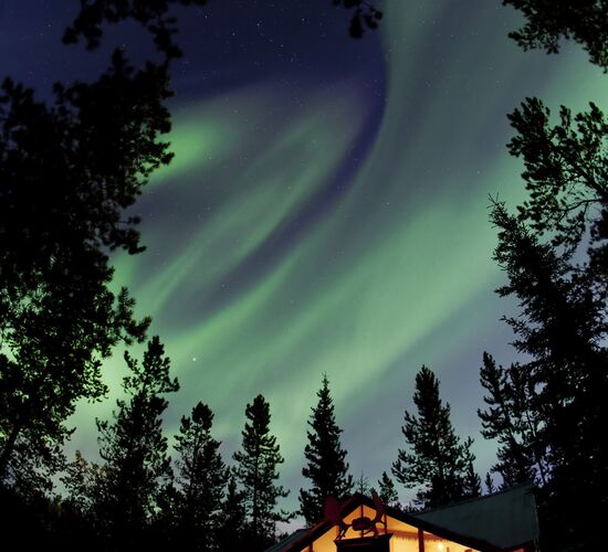 Nordlichtmagie im Yukon © Northern Tales
