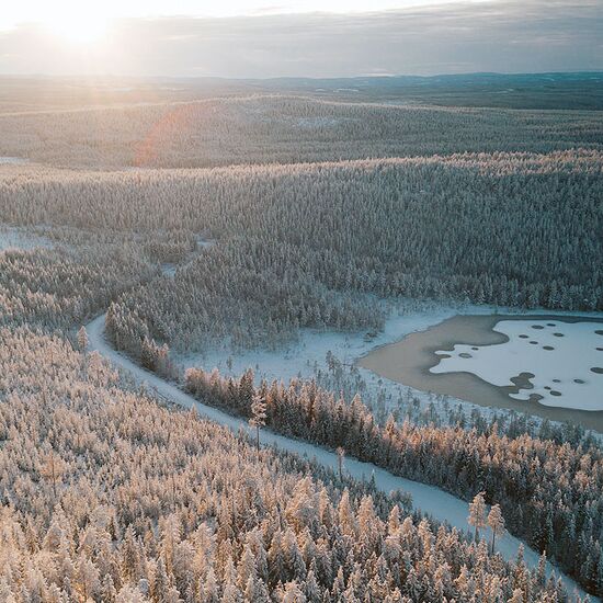 Die weite Stille Lapplands
