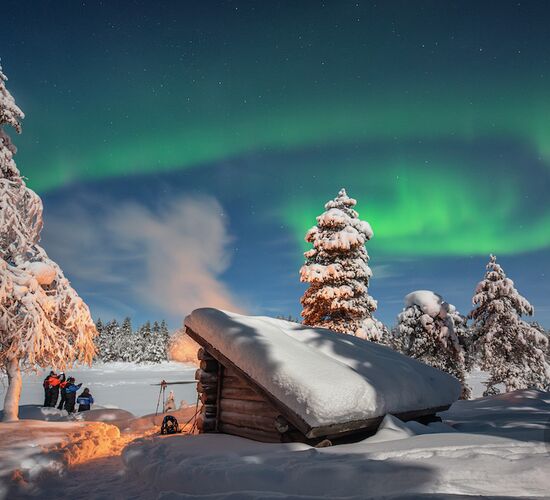 Northern Lights with Direct Flight © Harriniva