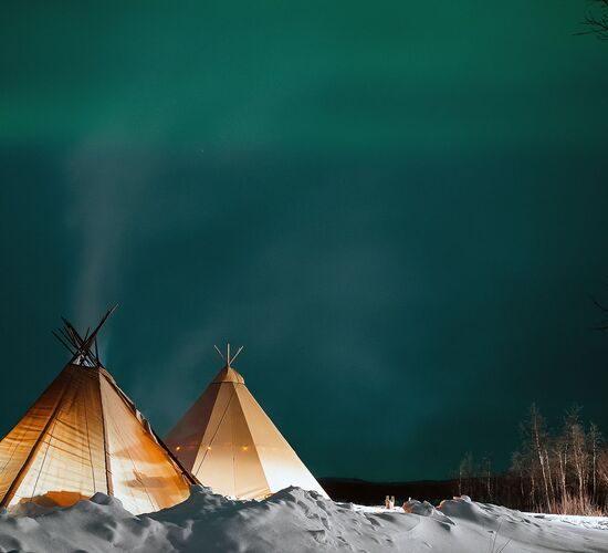 Winterabenteuer in Lappland © adventure lapland