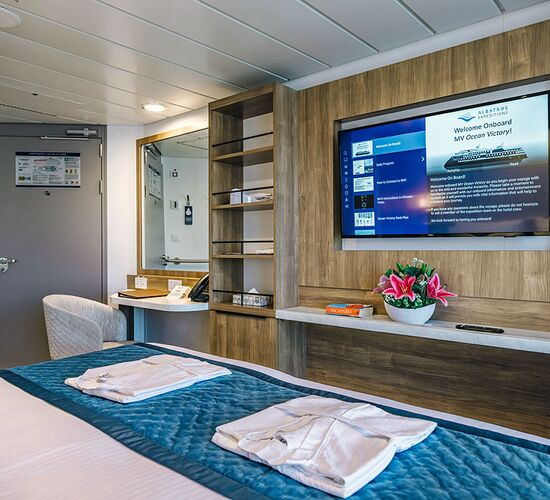 Kabine mit Balkon © ship ocean victory