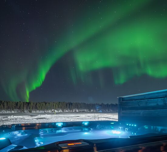 Northern Lights with Direct Flight © Harriniva
