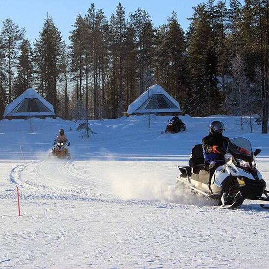 Snowmobile Challenge in Finland