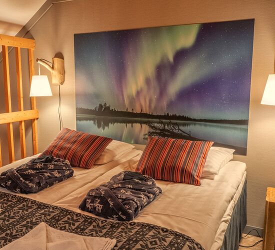 Wilderness Room mit Loft Harriniva © accommodation
