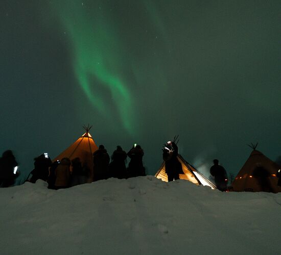 Winterabenteuer in Lappland © adventure lapland