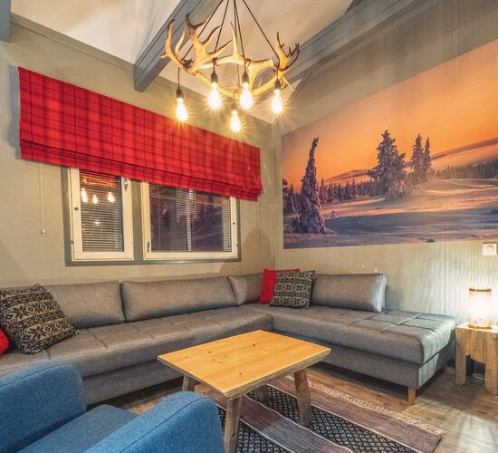 Wilderness Room mit Loft Harriniva © accommodation