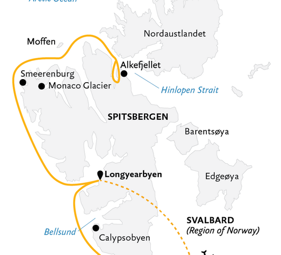 Svalbard Entdecker: Das Beste des hohen arktischen Norwegens © Das Beste von Spitzbergen