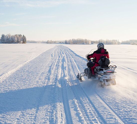 Snowmobile Adventures in the wilderness