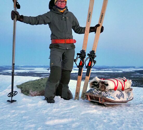 Winterwoche mit Huskys in atemberaubender Natur © whitehorizon