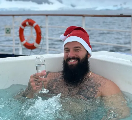 Christmas or New Year's Eve in Antarctica © weihnachten oder silvester in der antarktis