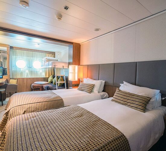 Hauptdeck Kabine für 3 Personen © ship heritage adventurer