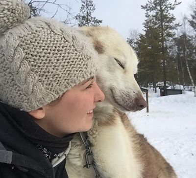Echte Huskytour von Hütte zu Hütte © hetta husky