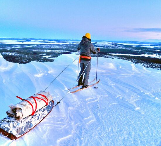 Winterwoche mit Huskys in atemberaubender Natur © whitehorizon