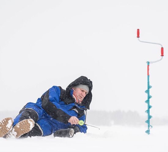 Eisfischen in Kukkola © kukkolaforsen