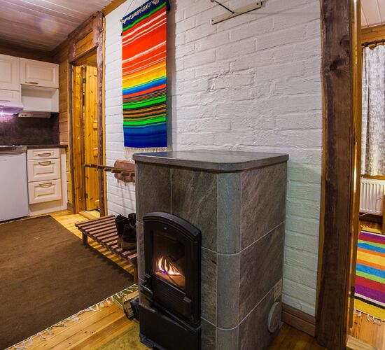 Fireplace Cabin Torassieppi © accommodation