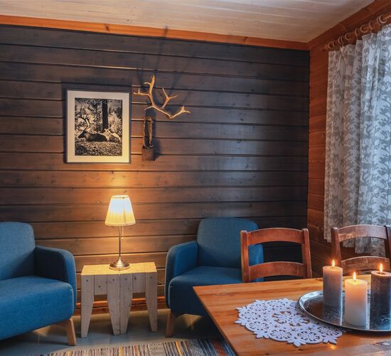 Fireplace Cabin Torassieppi © accommodation