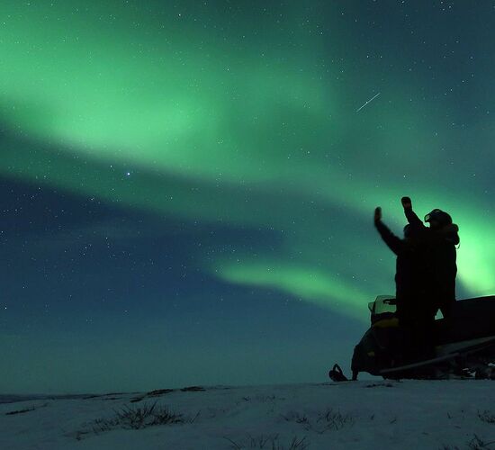 Klassisches Neujahr in Lappland