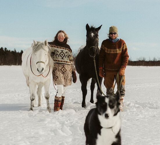 Anspruchsvolles Reiterabenteuer in Lappland © Linda Salo