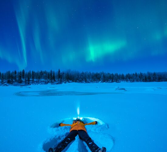 Northern Lights with Direct Flight © Harriniva
