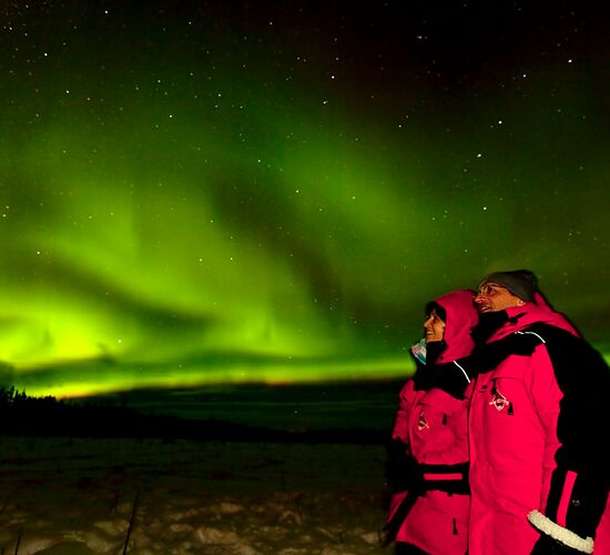 Nordlichtmagie im Yukon © Northern Tales