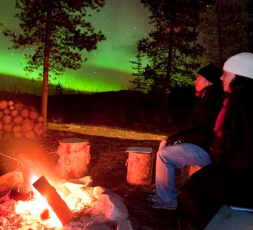 Nordlichtmagie im Yukon © Northern Tales