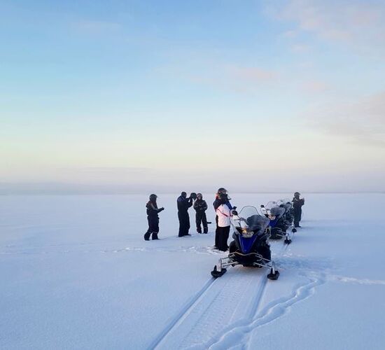 Nature Snowmobile Tour © brandon pinebay lodge